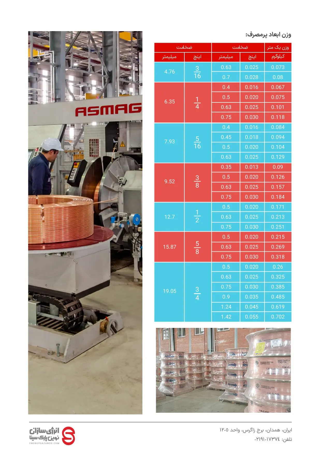 لوله مسی 6 COPPER TUBE 17 لوله مسی