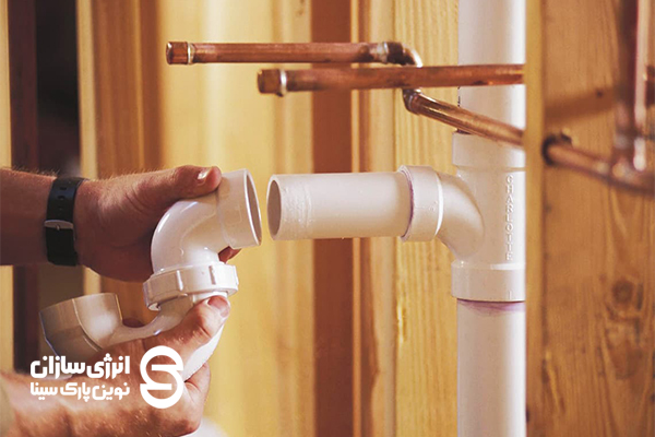 ۰تا ۱۰۰ آنچه برای لوله کشی ساختمان نیاز داریم و باید بدانیم 2 نصب لوله کشی فاضلاب در لوله کشی ساختمان