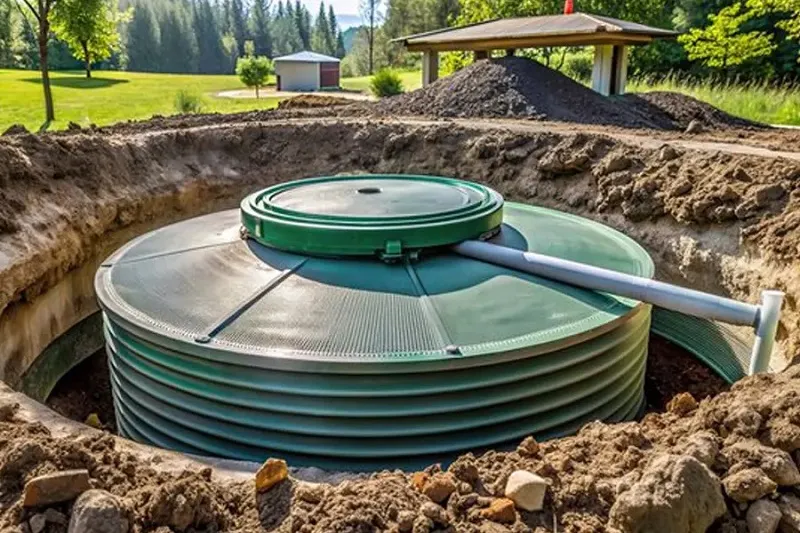 مقایسه سپتیک تانک بتنی و پلی اتیلنی 3 مقاومت در برابر شرایط محیطی و فشار خاک