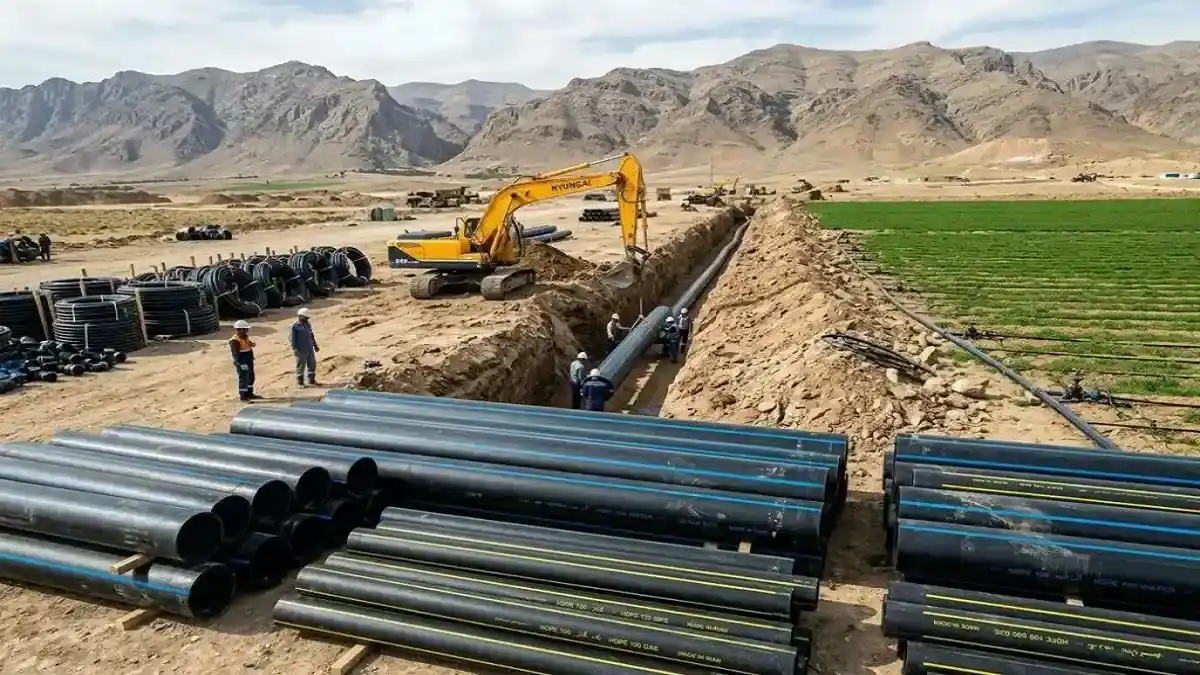 کاربرد لوله پلی اتیلن در آبرسانی شهری و روستایی